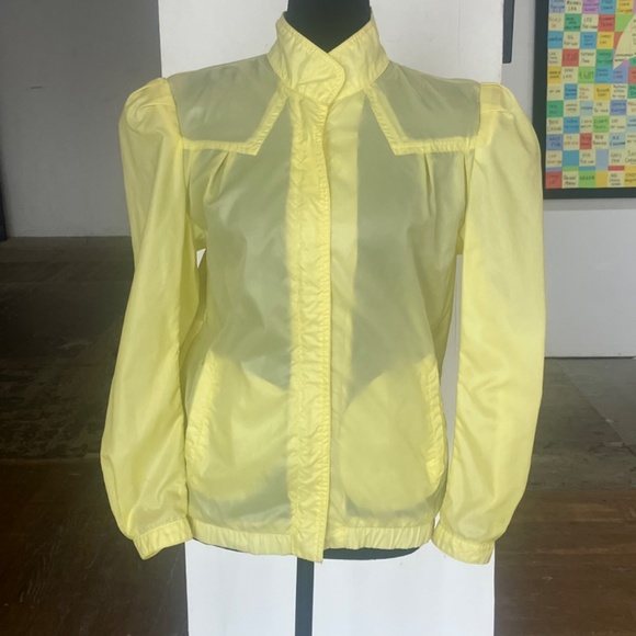 Vintage yellow nylon jacket - Picture 4 of 16
